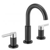 $165 Nicoli Widespread Bathroom Faucet 3 Hole, 2-h