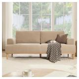 $860 83.85" Modern Sofa Chenille Wooden Upholstere
