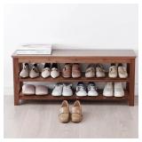 $127 SOLID WOOD STORAGE BENCH