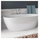 $1721 Unwind 67" x 32" Freestanding Soaking Bathtu