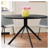 $228 Charlina 43" Round Black Dining Table