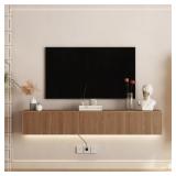 $170 Floating TV Stand Wall Mounted with 16 Color