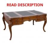 $1280 *GRAY* Henkel Solid Wood Writing Desk