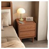 $137 SOLID WOOD MID-CENTURY MODERN NIGHTSTAND