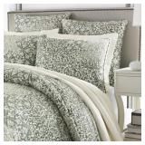 ABINGDON 100% COTTON 3 PIECE COMFORTER SET