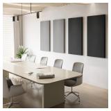 $220 4 PCS 47.2"L X 23.6"W FIBERGLASS ACOUSTIC PAN