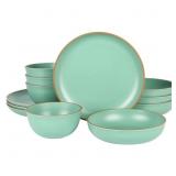 $37 Gibson Home Rockabye 12 Piece Double Bowl Mela