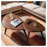 $100 Wood Nesting Coffee Table Set of 2,Sofa Table