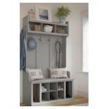 $207 Amecia Hall Tree with Bench and Shoe Storage