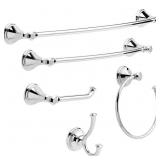 $145 Cassidy 5-Piece Bath Hardware Set 18, 24 in.