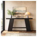 $168 70.8-Inch Black Console Table, Modern Extra L
