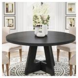 $167 47 Inch Round Dining Table for 4 Farmhouse Ki