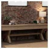 $800 AMERICAN LEGEND WHITE OAK LED SHUFFLEBOARD TA