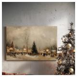 $36 Honeyed Morning at Twilight- Gallery Wrapped C