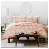 $126 Heather Dutton West End Blush Duvet Cover Set