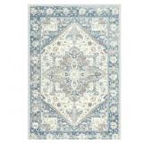 Washable Soft Vintage Rug Fashion Floral Rug For L