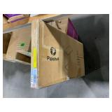 GILSUM WOOD C TABLE END TABLE WITH METAL BASE FOR