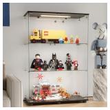 $204 Glass Display Cabinet, Curio Cabinet, Bookcas