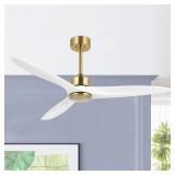 $188 Antinisha 52" Solid Wood 3-Blade Propeller Ce
