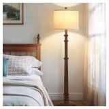 $126 60" VINTAGE FARMHOUSE FLOOR LAMP 3-WAY DIMMAB