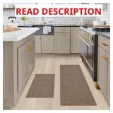 Non-slip Kitchen Rugs And Mats 2pcs, Absorbent And