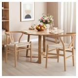 $240 WAGNER WOVEN DINING CHAIR (SET OF 2)