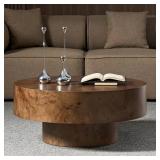 $370 31.49" MDF Round Coffee Table