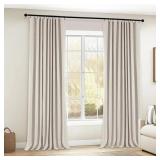 Zakeyia Linen Style Texture Max Blackout Curtain P