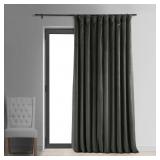 SIGNATURE VELVET BLACKOUT SINGLE CURTAIN PANEL SIN