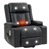 $430 PU LEATHER ELECTRIC POWER LIFT HEATED MASSAGE