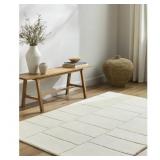 $44 Cashanti Hand Tufted Wool Geometric Indoor Rug