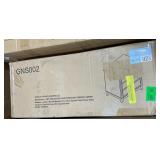 2 DRAWERS SOLID WOOD NIGHTSTAND WITH STORAGE AND O