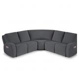 $79 Harriet 5-Pieces Recliner Corner Sectional Sof