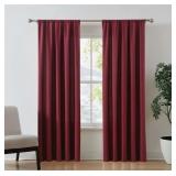 $34 Ebern Designs Solid Cotton Percale Window Curt