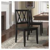$90 Modern Sleek Dining Chairs with Geometric High