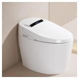$237 Smart Toilet With Heated Seat And Night Light