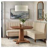 $570 LIFESTOREY KERRINGTON CHANNEL BACK BANQUETTE