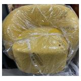 $430 MUNEHITO UPHOLSTERED SWIVEL BARREL CHAIR