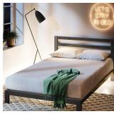 $225 ZINUS Arnav Metal Platform Bed Frame with Hea