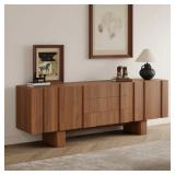 $610 Brown Wood Modern Tv Stand
