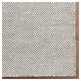 $46 Azarian Geometric Diamond Handmade Tufted Wool