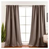 Bantam Solid Blackout Thermal Rod Pocket Curtain P