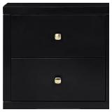 $187 2 Drawer Wooden Nightstand