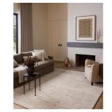 $45 Amber Lewis x Loloi Monty Ivory / Taupe Area R