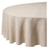 $49 Losana Solid Color Round Tablecloth