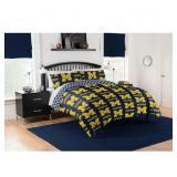 NCAA Michigan Wolverines Rotary Bed In A Bag Set