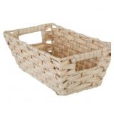 $10 Whitmor Split Small Light Rattique Shelf Tote