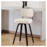 Logreira Swivel Upholstered Counter & Bar Height S