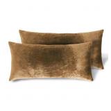 $153 Ombre Mini Rectangle Velvet Pillow Cover & In