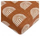 $38 Babyletto Rainbow Muslin Mini Crib Sheet